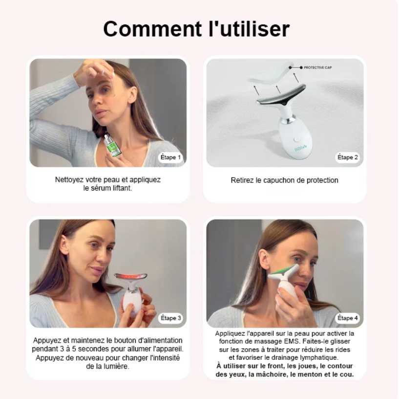 VitaLift Pro | Appareil Liftant Visage + Sérum Anua Offert