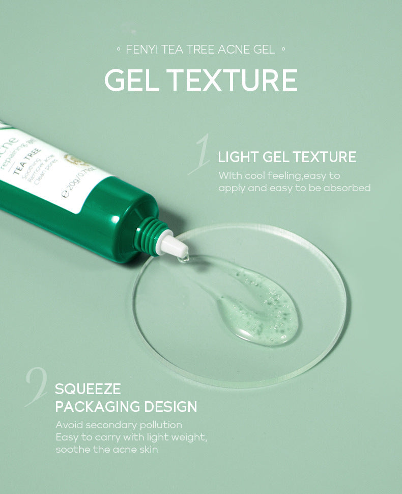 Gel réparateur pour l'acné au Tea Tree - Nettoie et hydrate
