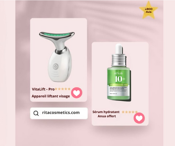Appareil liftant visage + 1 Sérum Anua offert