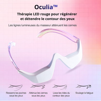 Oculia™ | Thérapie LED rouge pour régénérer et détendre le contour des yeux