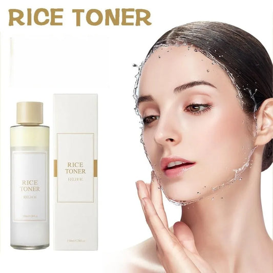 Tonique pour le visage au riz ; soin coréen pour le visage.