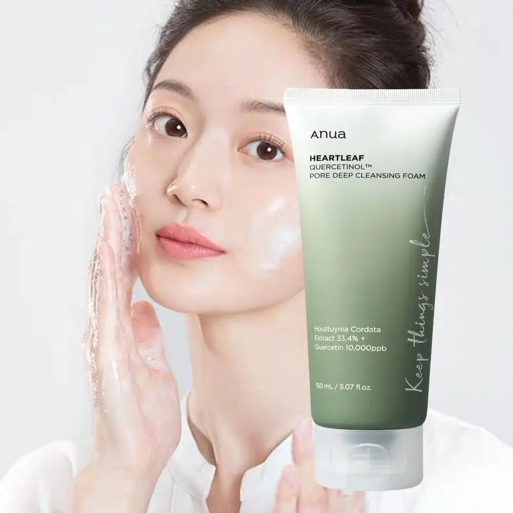 Mousse Nettoyante Profonde pour les Pores ANUA Heartleaf Quercetinol