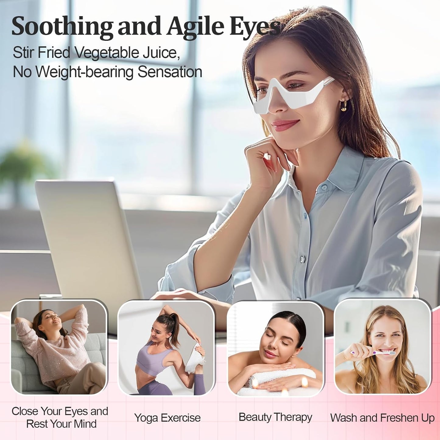 Lunettes Relaxation Lumière Rouge