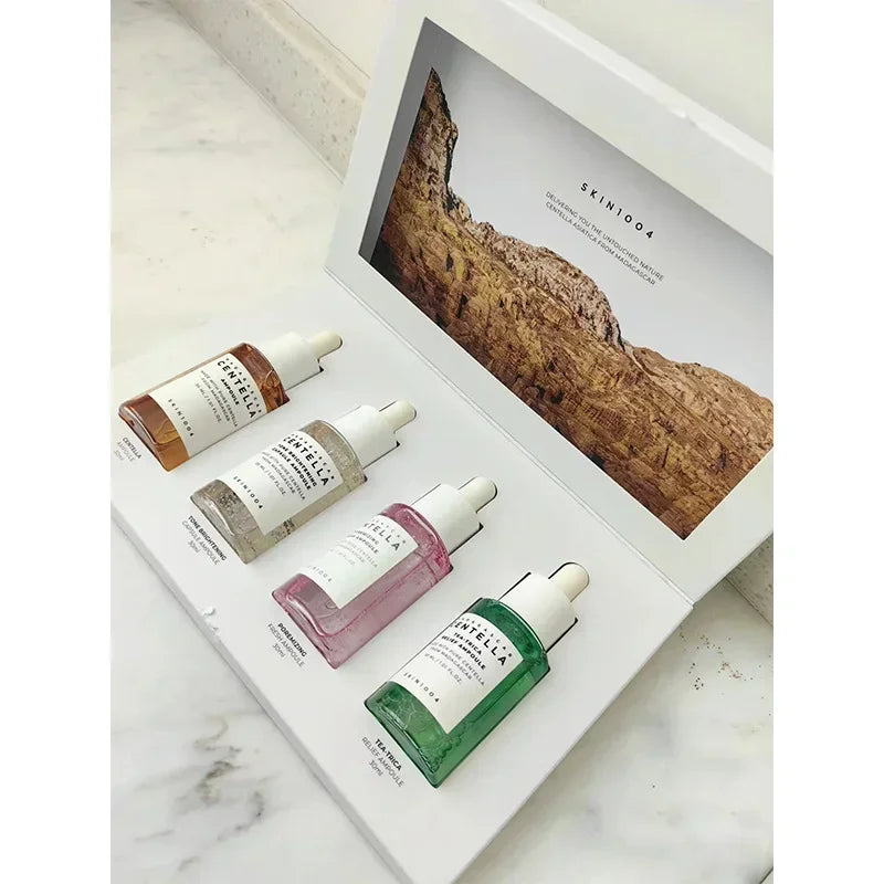 Coffret 4 Soins Visage - Essence Apaisante & Éclat Peau