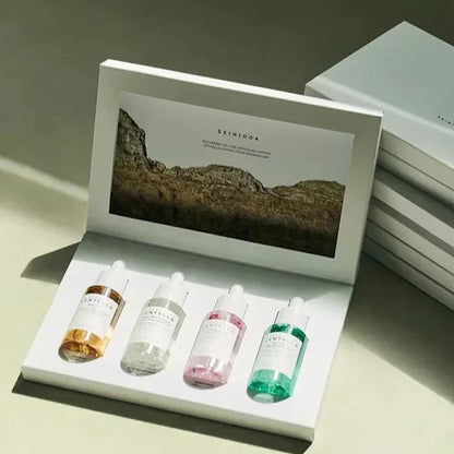 Coffret 4 Soins Visage - Essence Apaisante & Éclat Peau