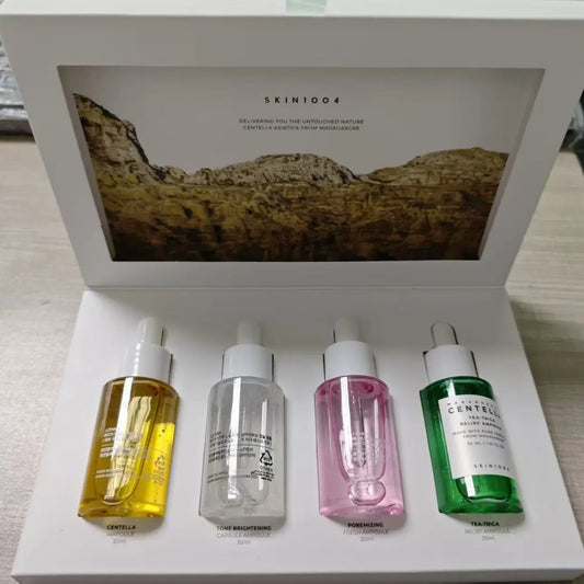 Coffret 4 Soins Visage - Essence Apaisante & Éclat Peau